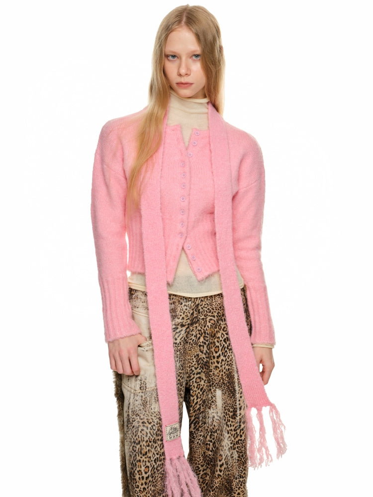 Alpaca Wool Narrow Scarf - CHINASQUAD