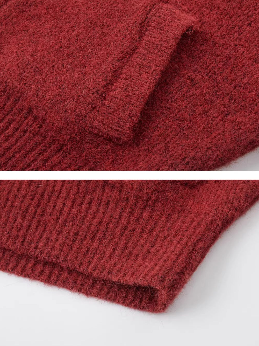 Relaxed Off-Shoulder Zip-Up Knit Cardigan