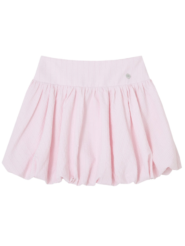 A-Line Bubble Pleated Short Skirt - CHINASQUAD