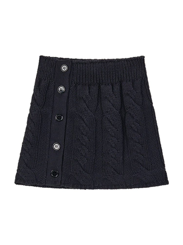 Cable-Knit Cardigan Sweater - CHINASQUAD