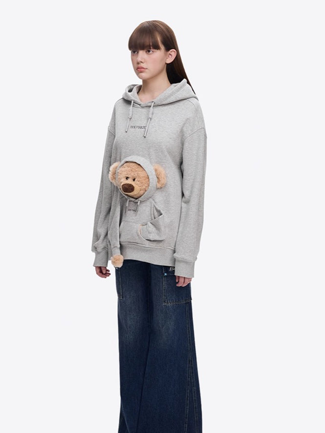 Teddy Pocket Hoodie