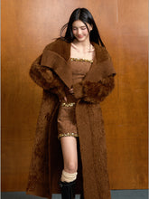 Feather Yarn Long Knit Cardigan & Sweater Set - CHINASQUAD