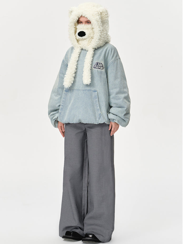 Bear Set Padded Hoodie - CHINASQUAD