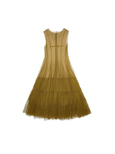 Mesh Panel Midi Dress - CHINASQUAD