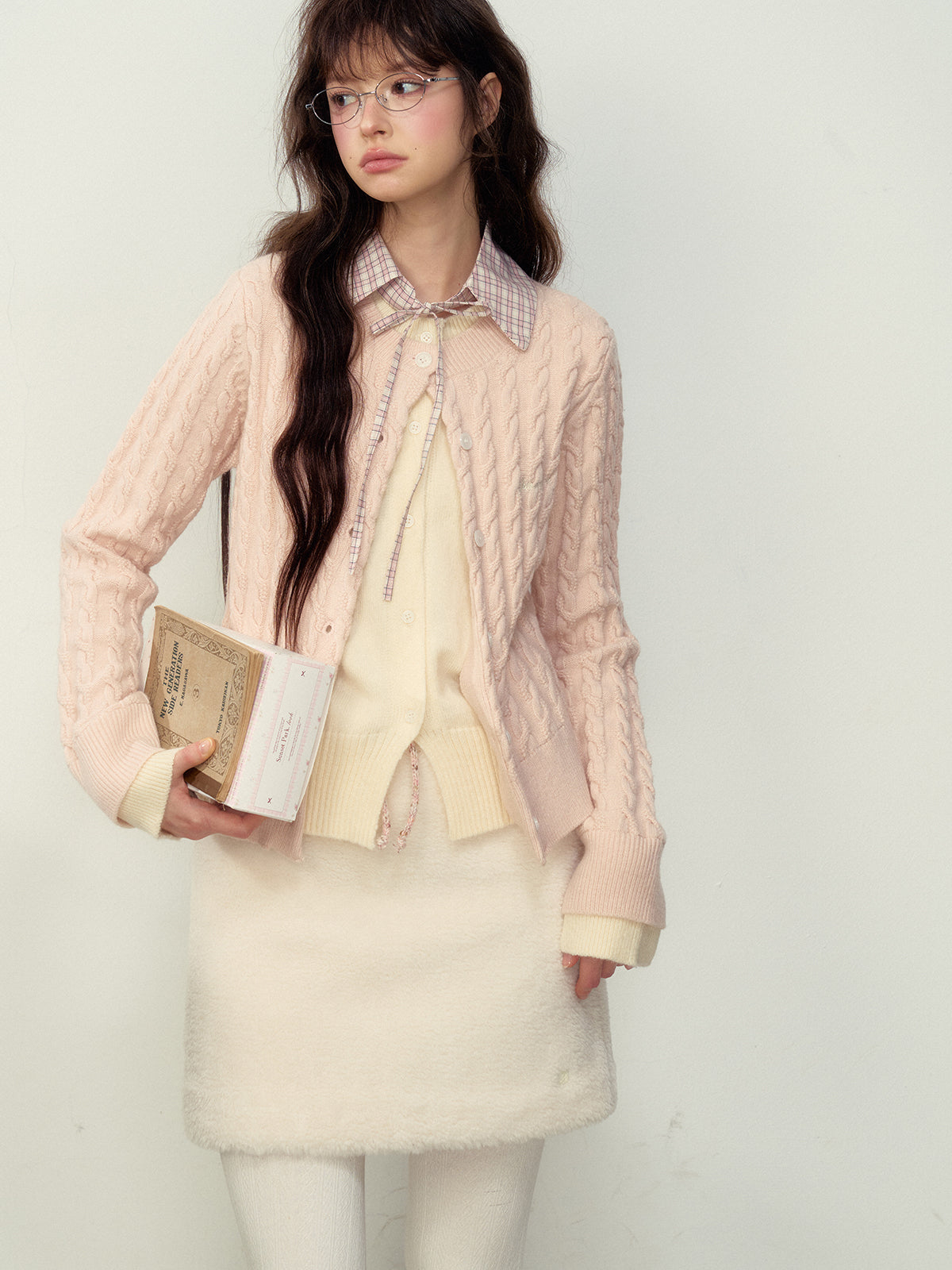 Cozy Wool Blend Mini Skirt - CHINASQUAD