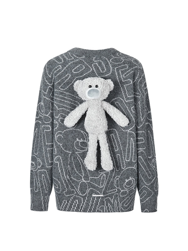 Bear Logo Sketch Jumper - CHINASQUAD