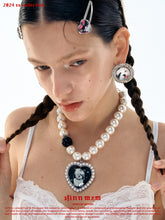 Whimsical Dog Large Pearl Necklace Choker - CHINASQUAD