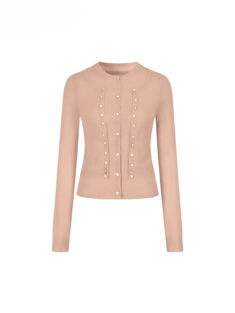 Fake Two-Piece Double-Layer Slim Knit Top