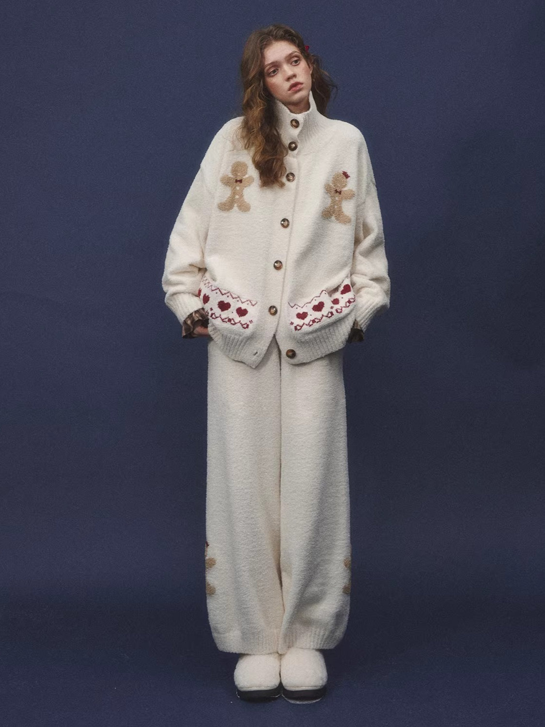 Gingerbread Knit Lounge Sweater & Pants Set