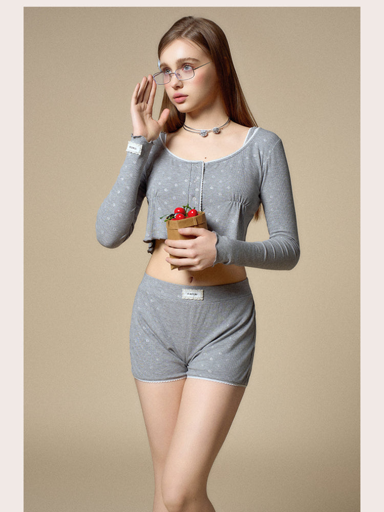 Silver Logo Pure Desire Cardigan