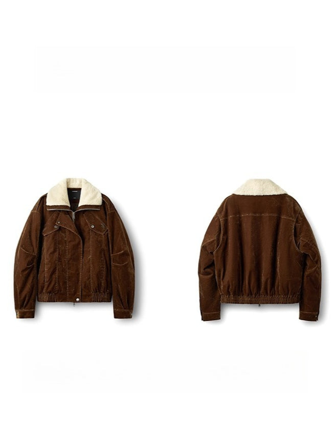 Ross Velvet-Wash Denim Jacket