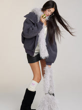 Heavyweight Shearling High-Collar Hoodie - CHINASQUAD