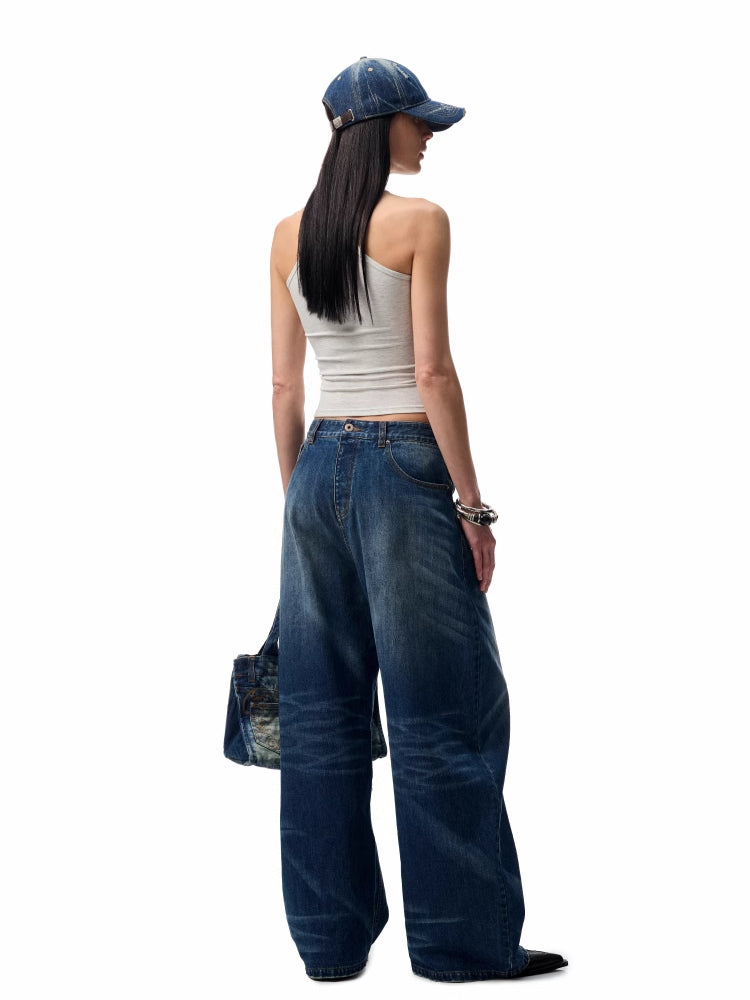 Basic Solid-Color Embroidered Slim-Fit Vest - CHINASQUAD