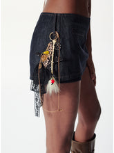 Contrast Star Heart Braided Bag - hanging Necklace - CHINASQUAD