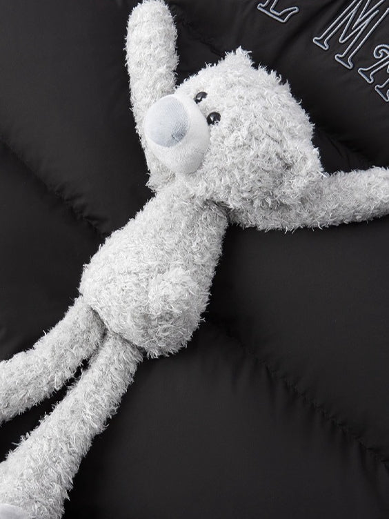 Long Hooded Down Parka Coat