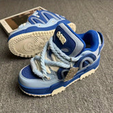 Dreamy Blue Chunky Casual Sneakers - CHINASQUAD