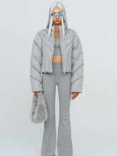 Black & Gray Hurricane Down Jacket - CHINASQUAD