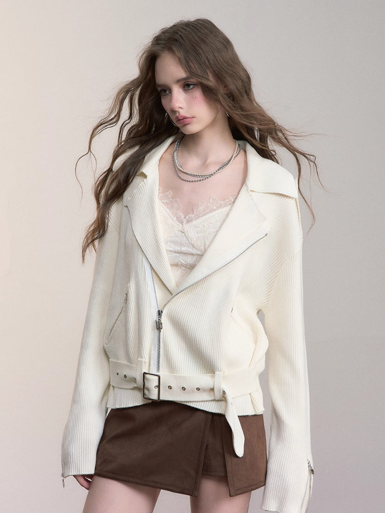 Irregular Heavy-Duty Side-Slit Skort