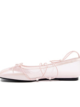 Sheepskin Microfiber Mesh Strap Mary Jane Flats - CHINASQUAD