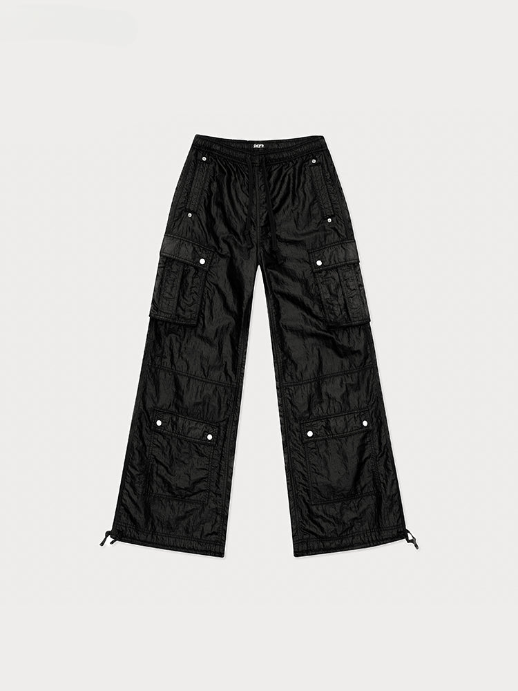 Black Lightning Wide-Leg Pants - CHINASQUAD