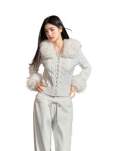 Cable Knit Sweater Cardigan - CHINASQUAD