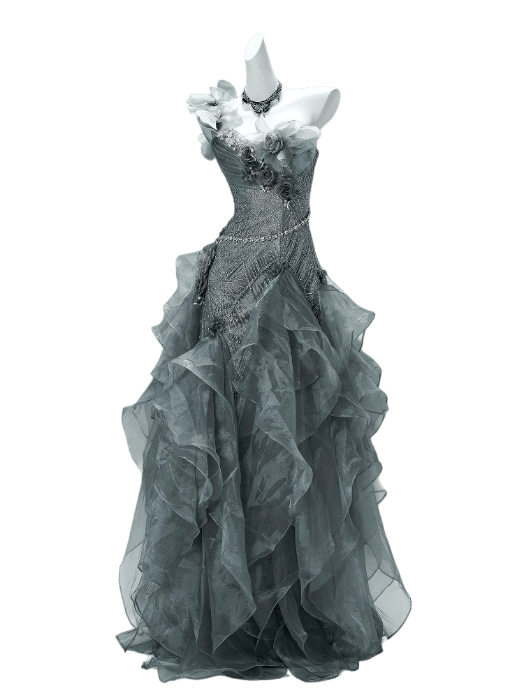 Ethereal Deepsea Couture Gown