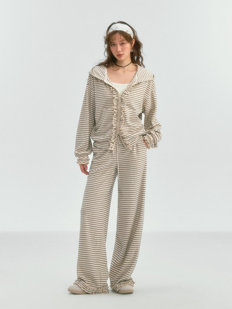 Soft Striped Hoodie / Casual Pants / Long Sleeve T-shirt - CHINASQUAD