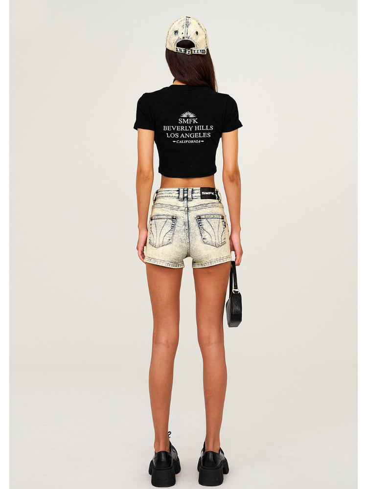 Spring/Summer New - Arrival Loose - Fit Denim Shorts - CHINASQUAD