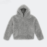 Cross Patch Fur Coat - CHINASQUAD