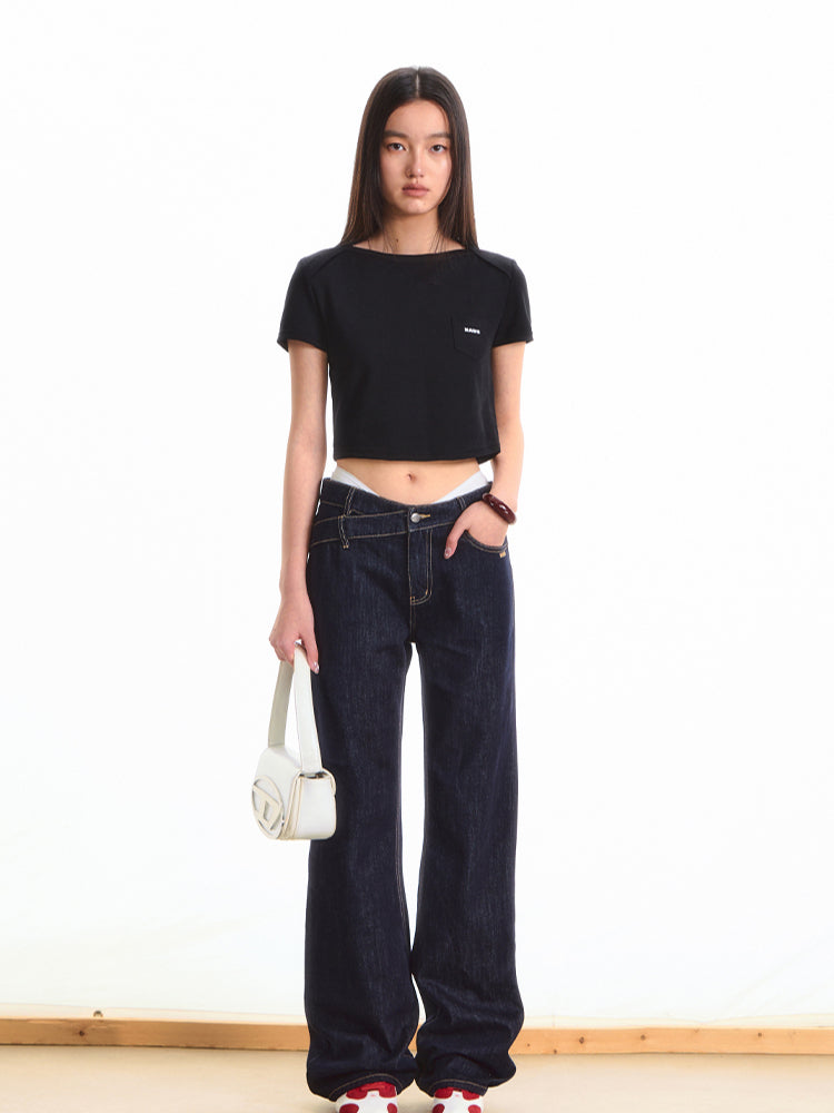 Regular Shoulder Short Sleeve T-shirt - CHINASQUAD