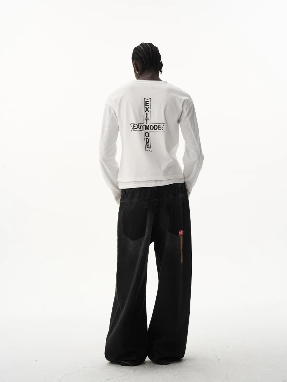 Layered Effect Basic Long Sleeve T-Shirt