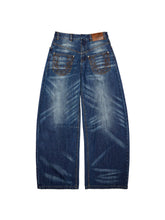 Vintage Wash Detachable Knife Denim Skirt Pants - CHINASQUAD