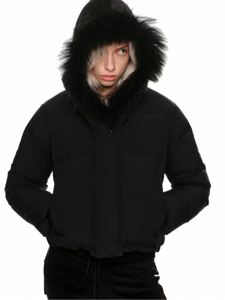 Short Down-Filled Goose Jacket - CHINASQUAD