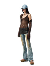 Hand-Crocheted Starfish Strappy Knotted Vest - CHINASQUAD