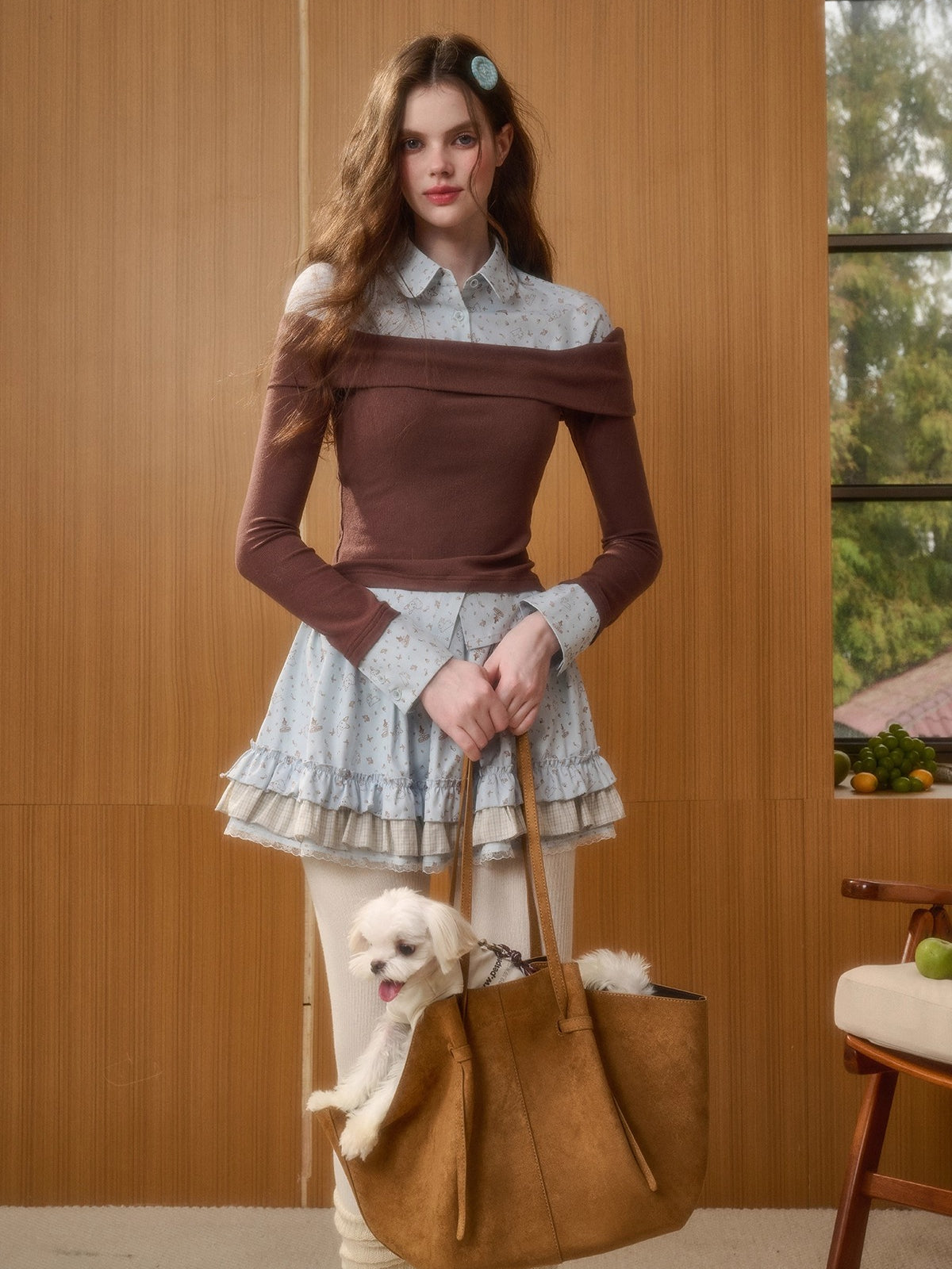 Tundra Bunny Original Printed Two-Piece Set