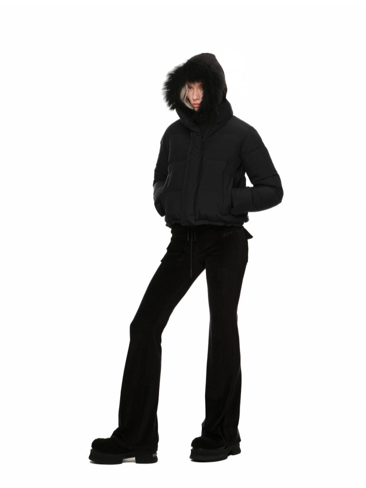 Short Down-Filled Goose Jacket - CHINASQUAD