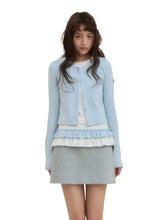 Fake Two-piece Ruffle Top - CHINASQUAD