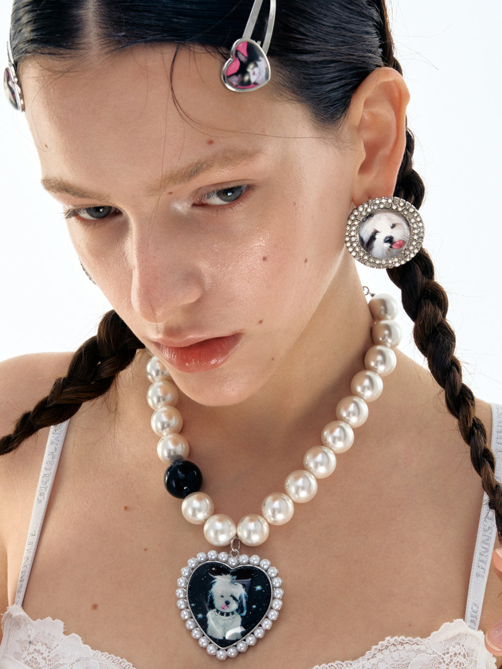 Sweet Punk Dog Star Charm Necklace - CHINASQUAD