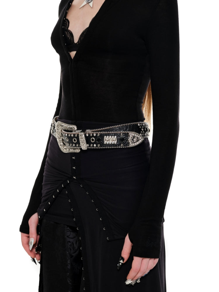 Black Strapless Hook Maxi Dress - CHINASQUAD