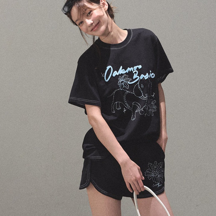 Long-Staple Cotton Relaxed Lounge Set