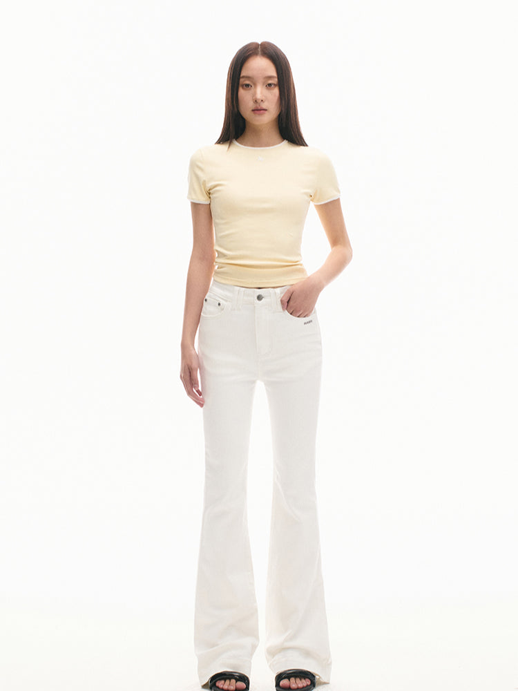 Vintage High-Waisted Skinny Stretch Flared Jeans - CHINASQUAD