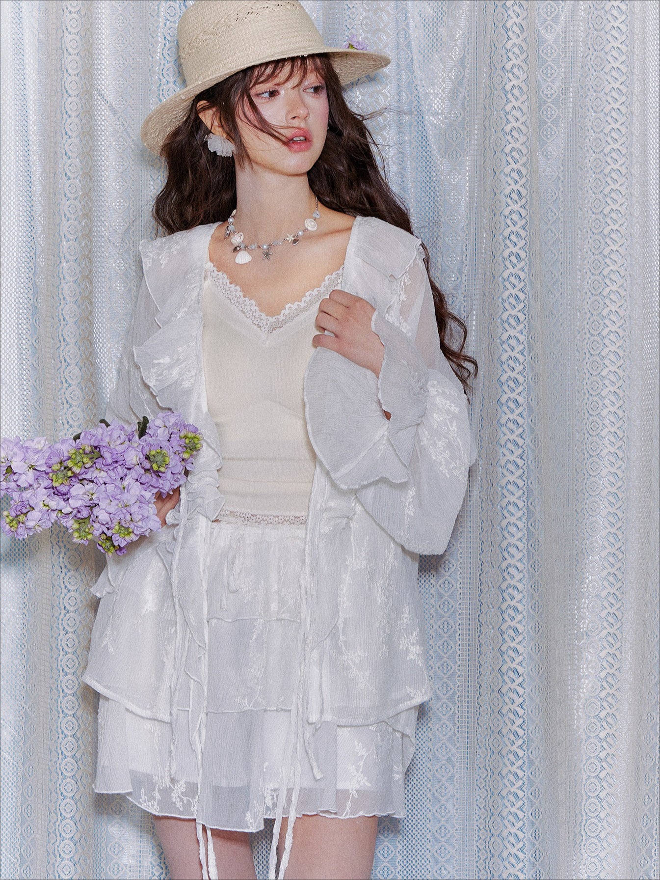 Lace Panel Slim-Fit Camisole