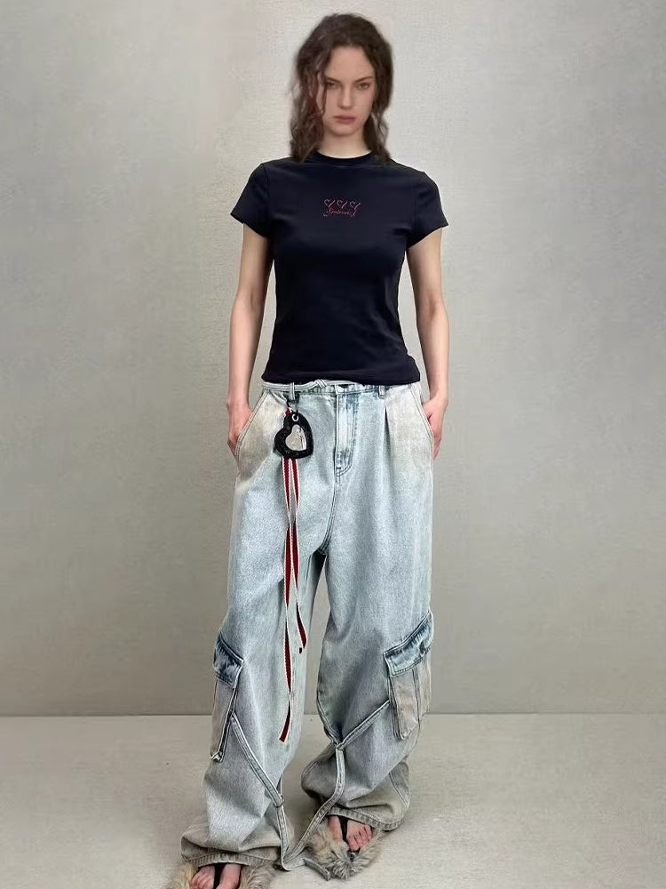 Spray-Wash Utility Pocket Relaxed Overalls