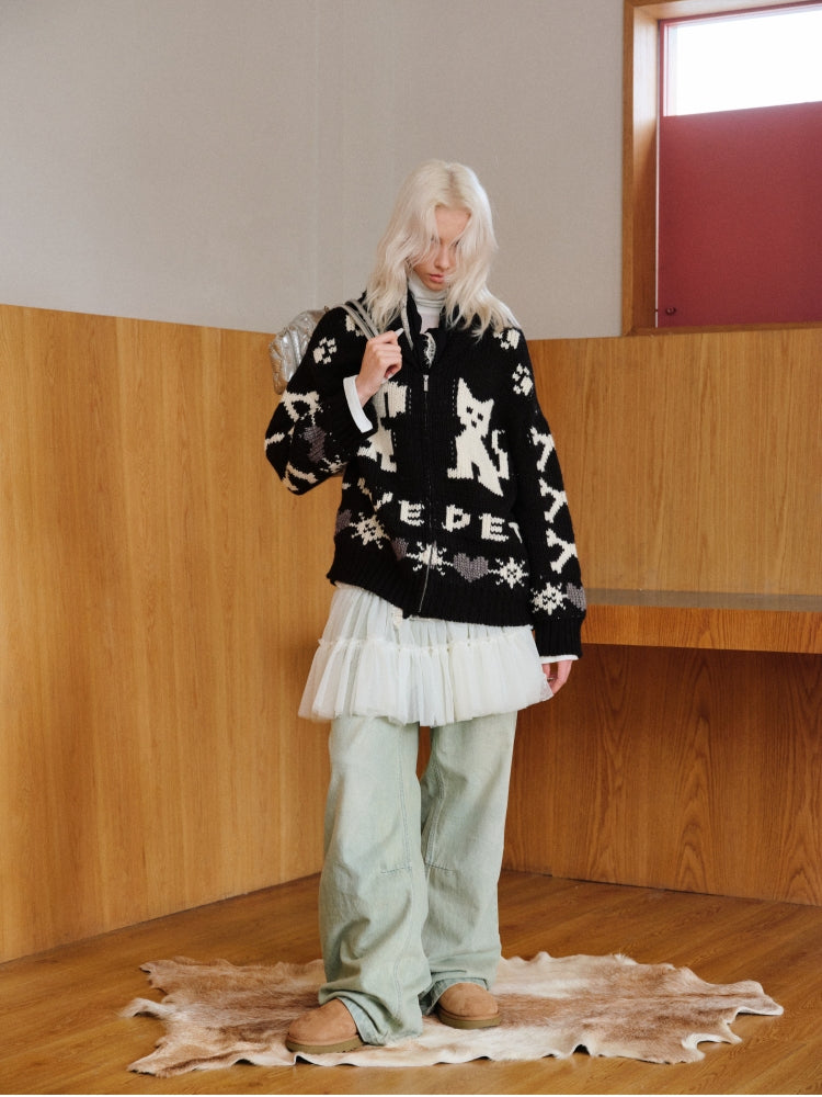 Distressed Washed Green Wide-Leg Jeans - CHINASQUAD