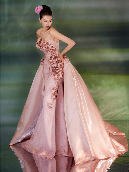 Blush Petal Gown