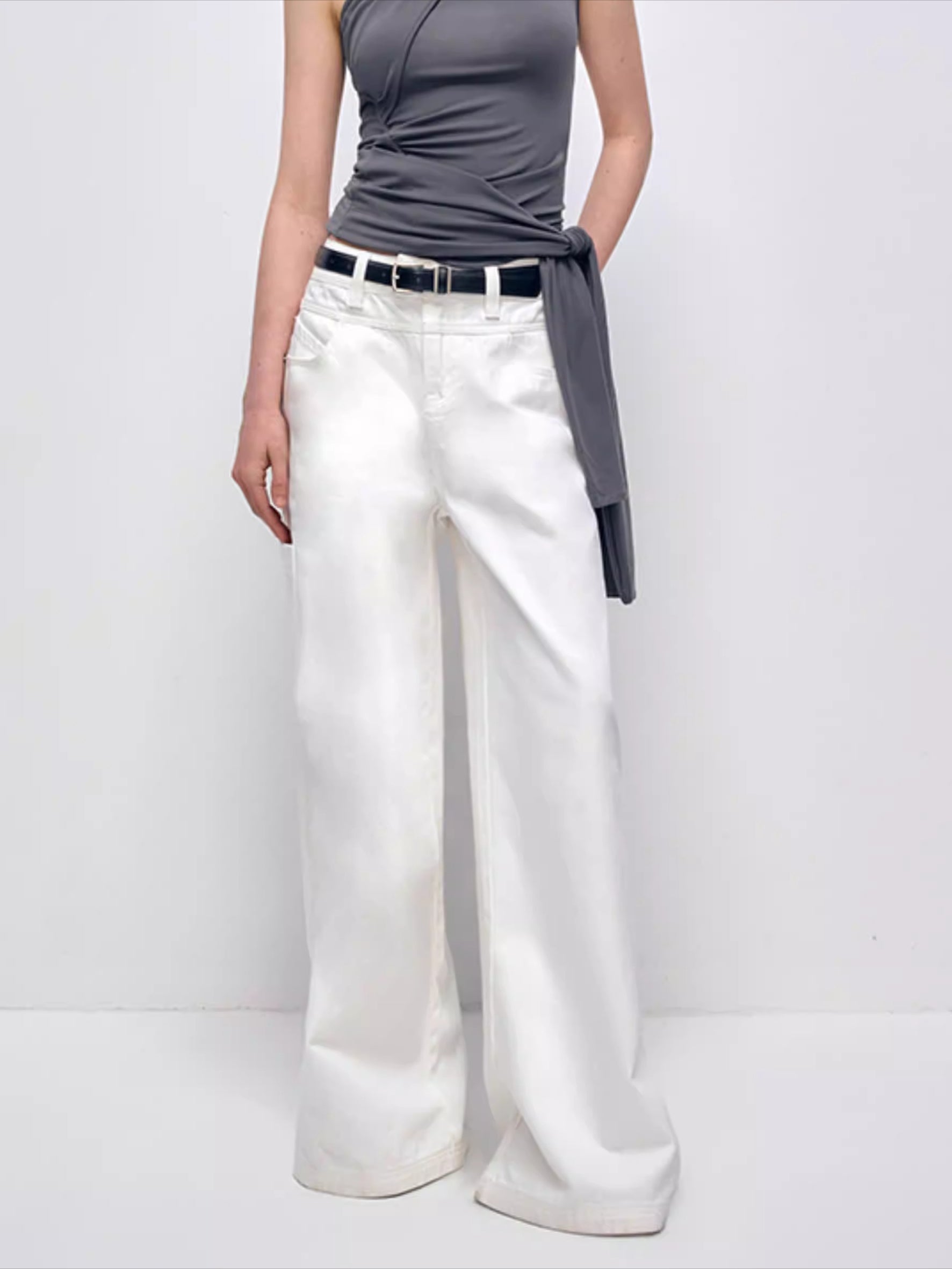 Vintage Soft-Washed Low-Rise Wide-Leg Jeans