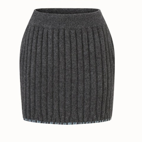 Latitude 69° Wool Contrast Trim Knit Sweater Set