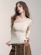 Asymmetric Shoulder Lyocell Blouse - CHINASQUAD