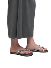 Hollow-out Toe-separated Flat Flip-flops - CHINASQUAD