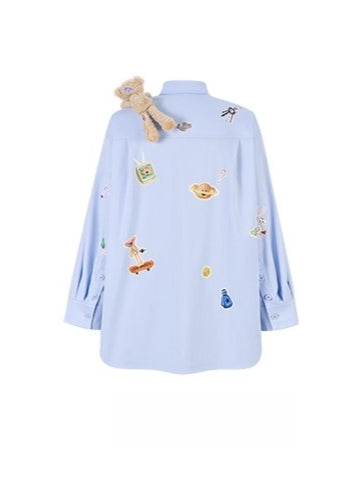 Bear Patch Longline Shirt